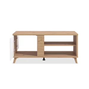 BRETAGNA COFFEE TABLE OAK+WHT