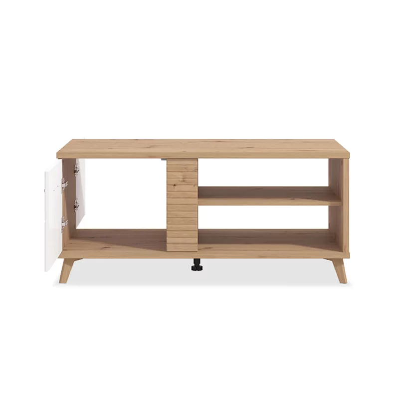 BRETAGNA COFFEE TABLE OAK+WHT
