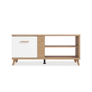 BRETAGNA COFFEE TABLE OAK+WHT