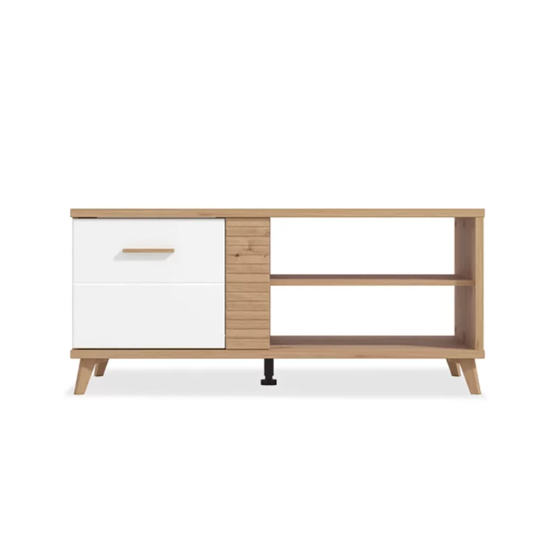 BRETAGNA COFFEE TABLE OAK+WHT