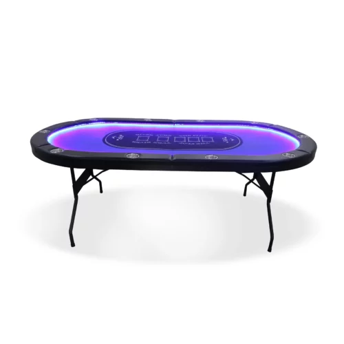 POKER TABLE 7FT+LED LIGHT