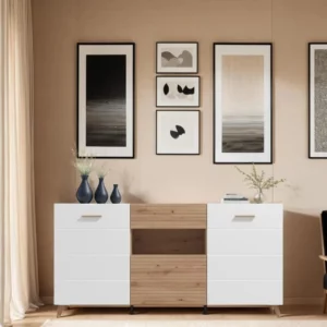 BRETAGNA BUFFET ART.OAK+WHT