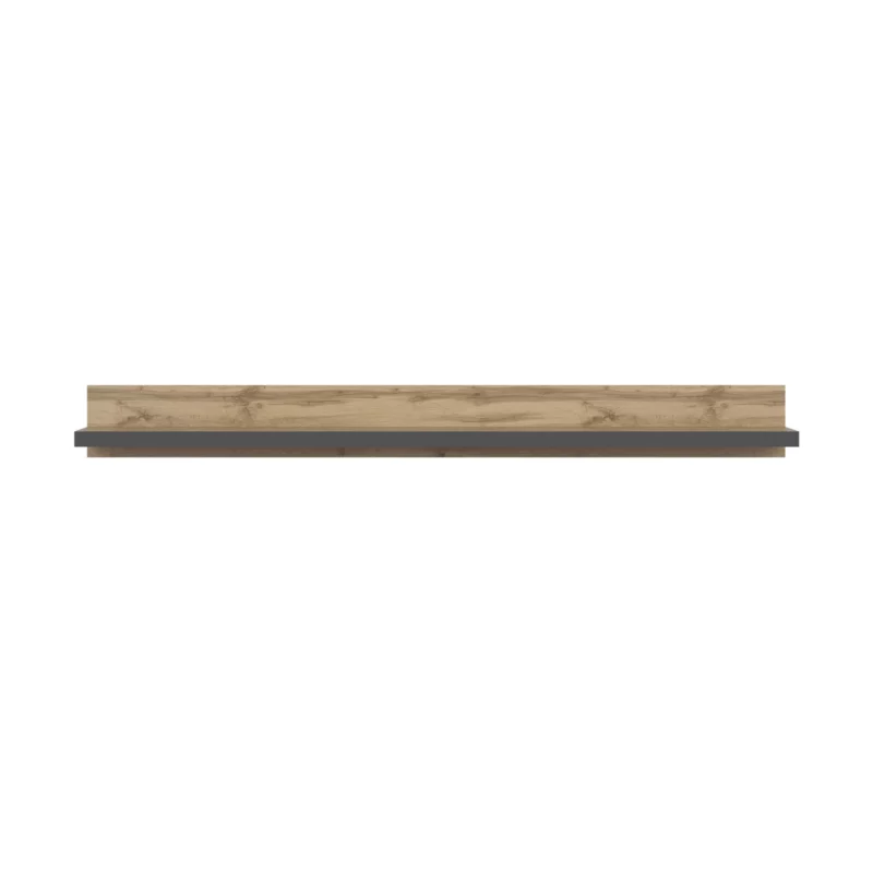 CHOS-POL150-OAKBLK SHELF TACHO OAK+BLACK