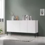 MPC8049-WHITE-1 GELLY Buffet Sideboard Modern Matte Finish