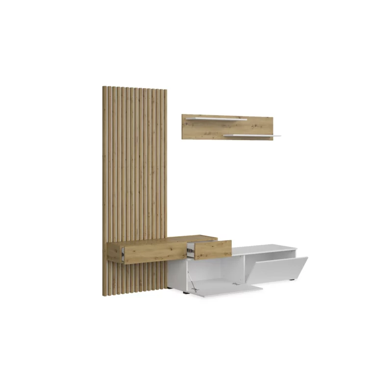 WALL UNIT WHITE+SONOMA