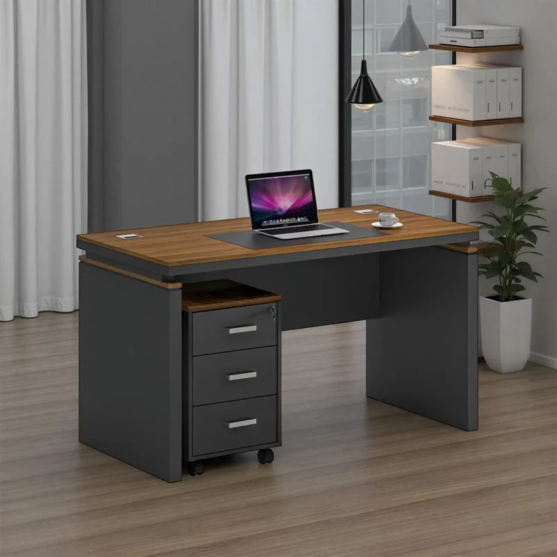 OFFICE TABLE TP-904 WLNT+GREY