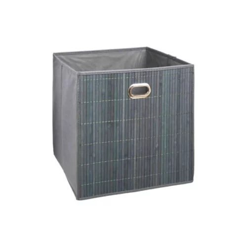 BASKETS 31X31 GREY BAMBOO
