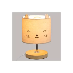 174004A-1 CAT LAMPSHADE LAMP
