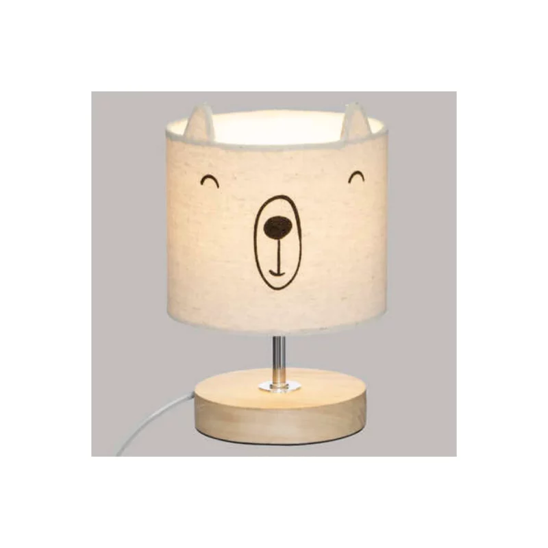 174004B-1 BEAR LAMPSHADE LAMP