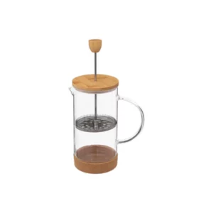 BAMBOO GLASS COFFEE MAKER 1L