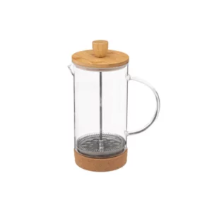 BAMBOO GLASS COFFEE MAKER 1L