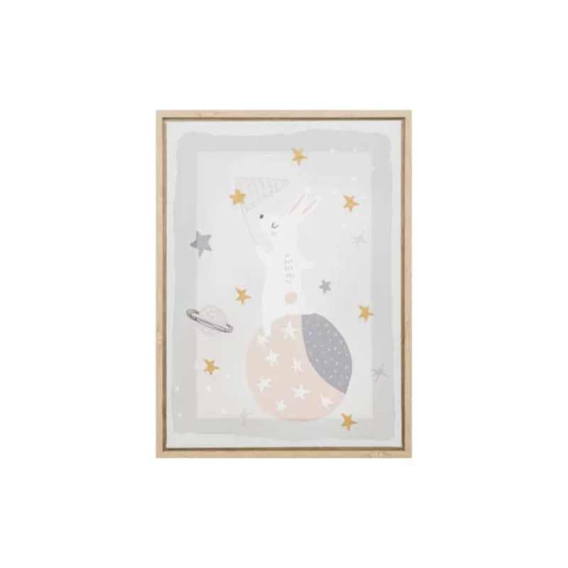 BUNNY MOON PRINT/FRAME PAINTIN