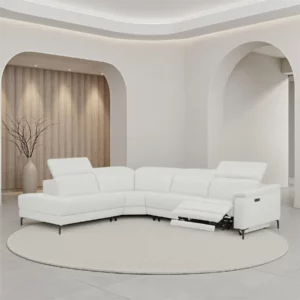 KM.6132-BEIGE VIBRA Recliner Corner