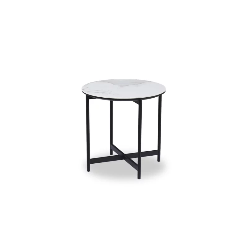 CT-25106-WHITE-MARBLE-2 FLAKE Coffee Table