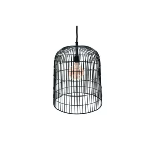 CAGE CEILING LIGHT METAL BLACK