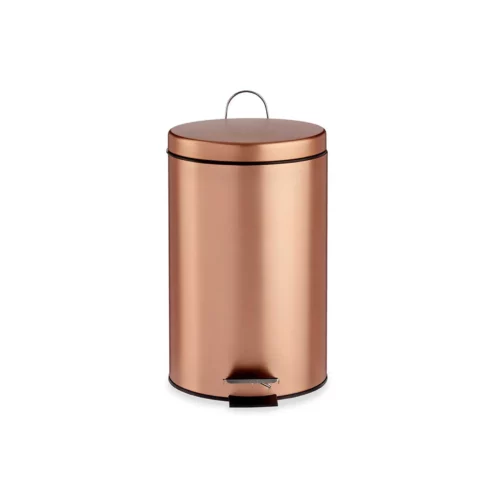 COPPER METAL 12L PEDAL BIN