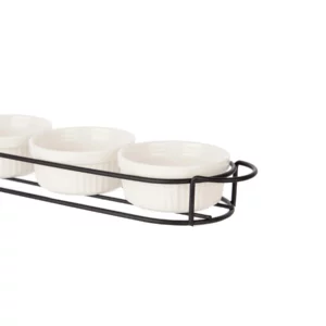 SET 4PCS PORCELAIN APPETIZER