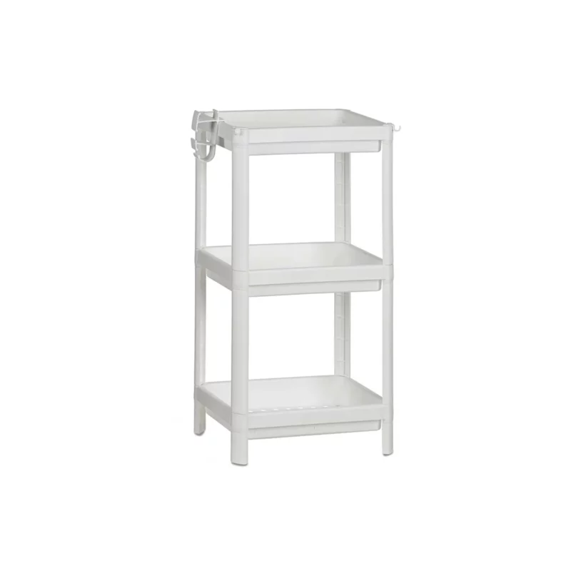 70.5CM WHITE 3TIER STOR RACK