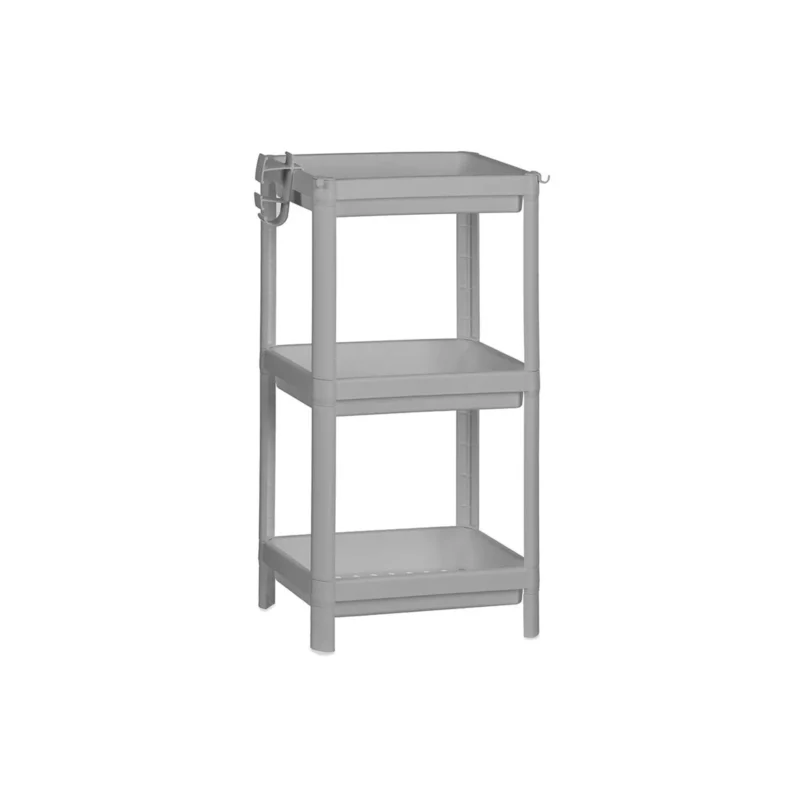 70.5CM WHT 3TIER STORAG RACK