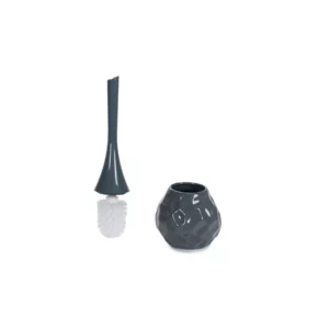 CERAMIC TOILET BRUSH GREY