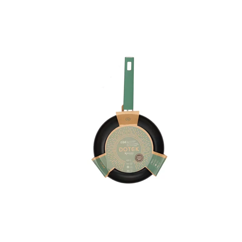 26CM GREEN ALUM FRY PAN