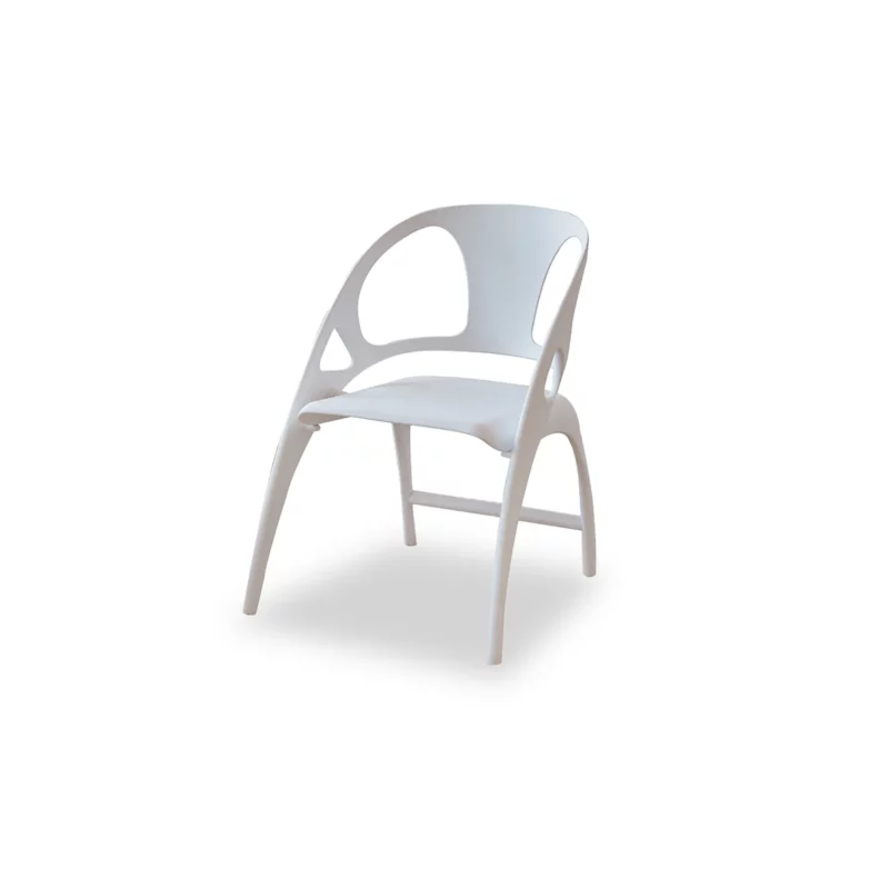 BW-128-WHITE-60083 TILLY Plastic Chair