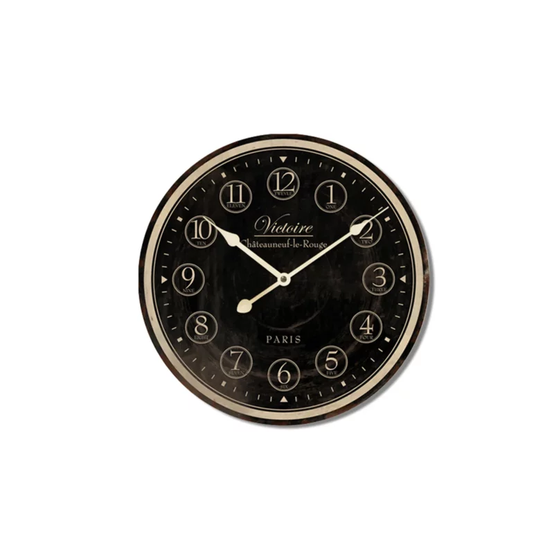 VICTOIRE WALL CLOCK BLACK