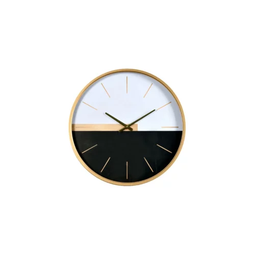 LUCY1 CLOCK WHITE BLCK GLD D60