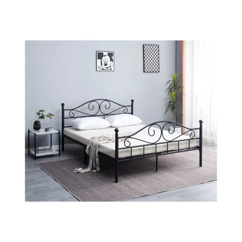JUDI Metal Bed Frame 5ft White