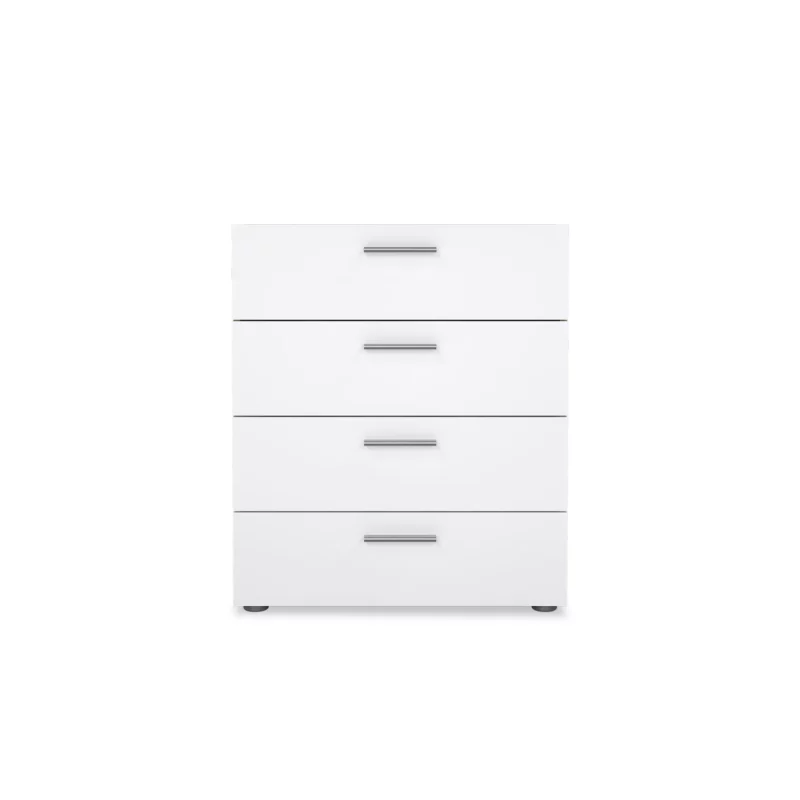 PEPE CHEST 4DRWS OAK+WHT GLOSS