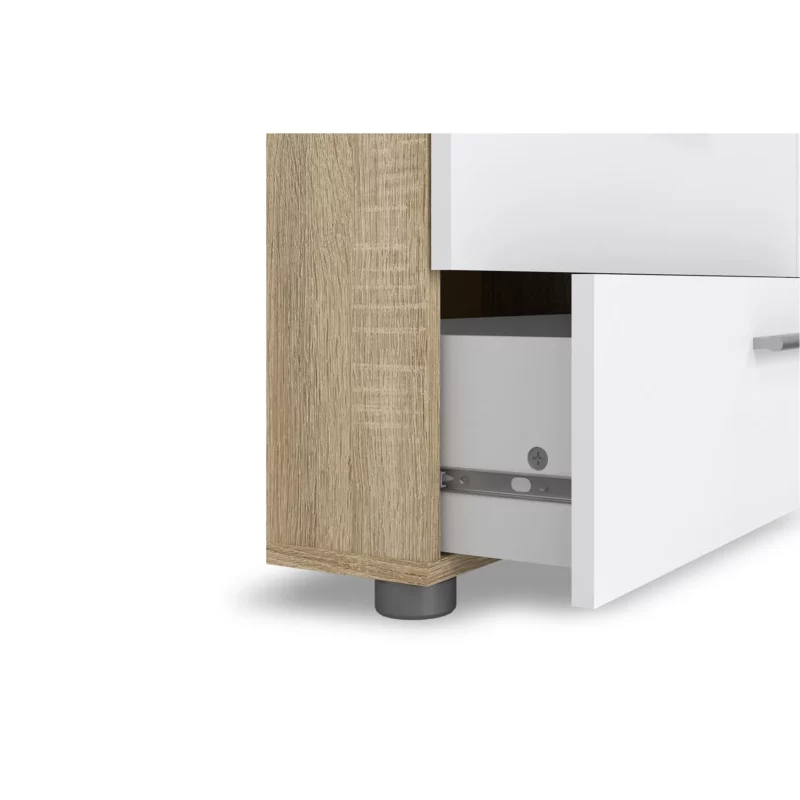 PEPE DOUBLE DRESSER WHT GLOSS