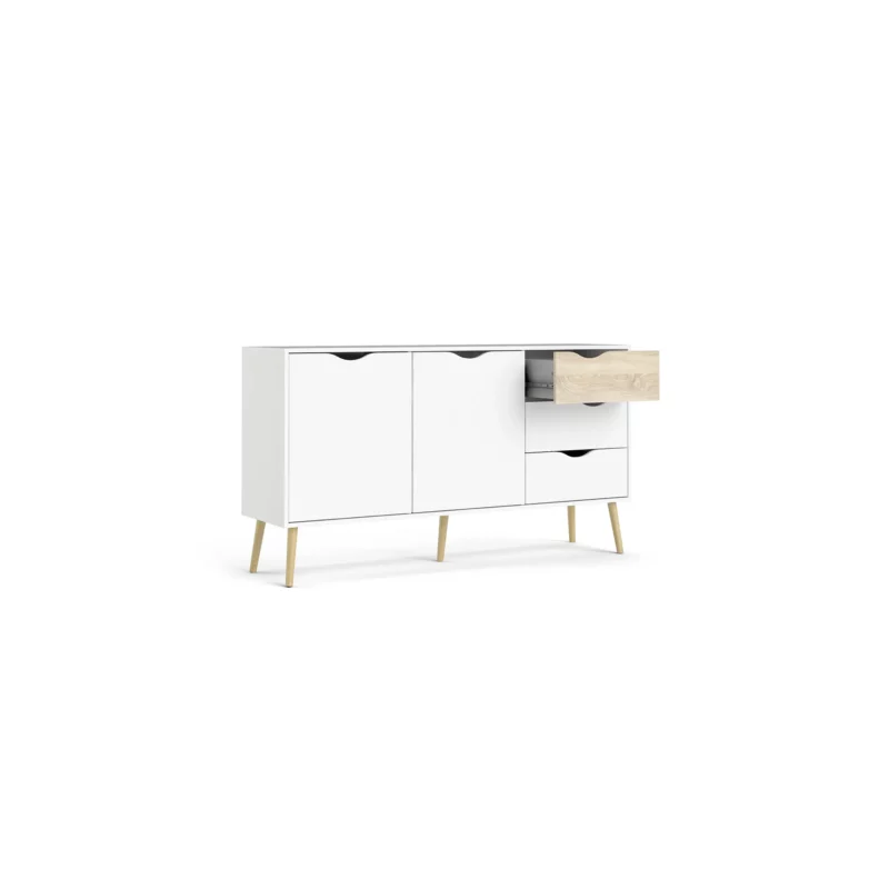 OSLO BUFFET WHITE+OAK