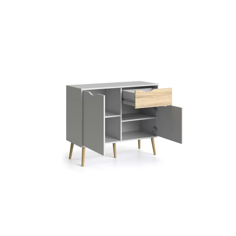 OSLO SIDEBOARD WHITE+OAK
