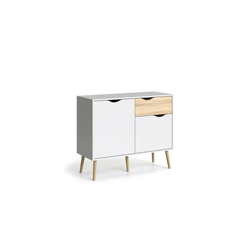 OSLO SIDEBOARD WHITE+OAK