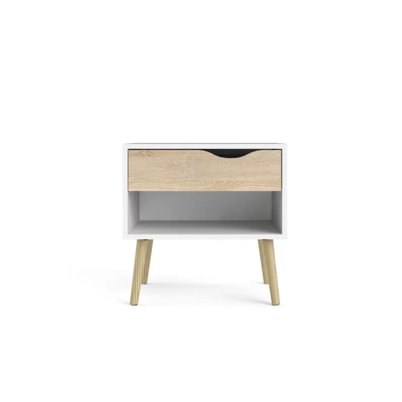 7539449AK-OSLO-1 OSLO Oak Effect Night Stand