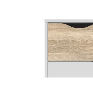 OSLO CHEST 4DRWS WHITE+OAK