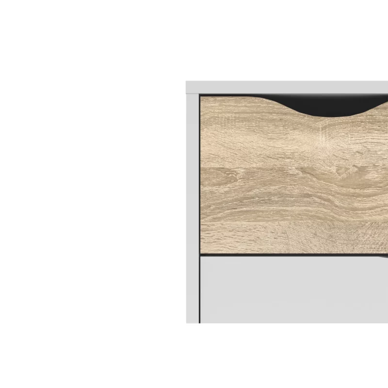 OSLO CHEST 4DRWS WHITE+OAK