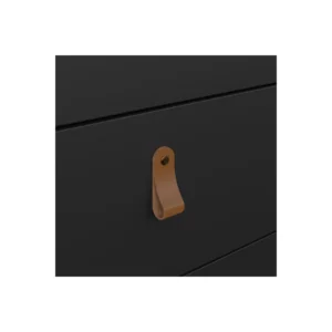 79661GMGM-MADRID-13 MADRID Black Wood Effect Chest of Drawers