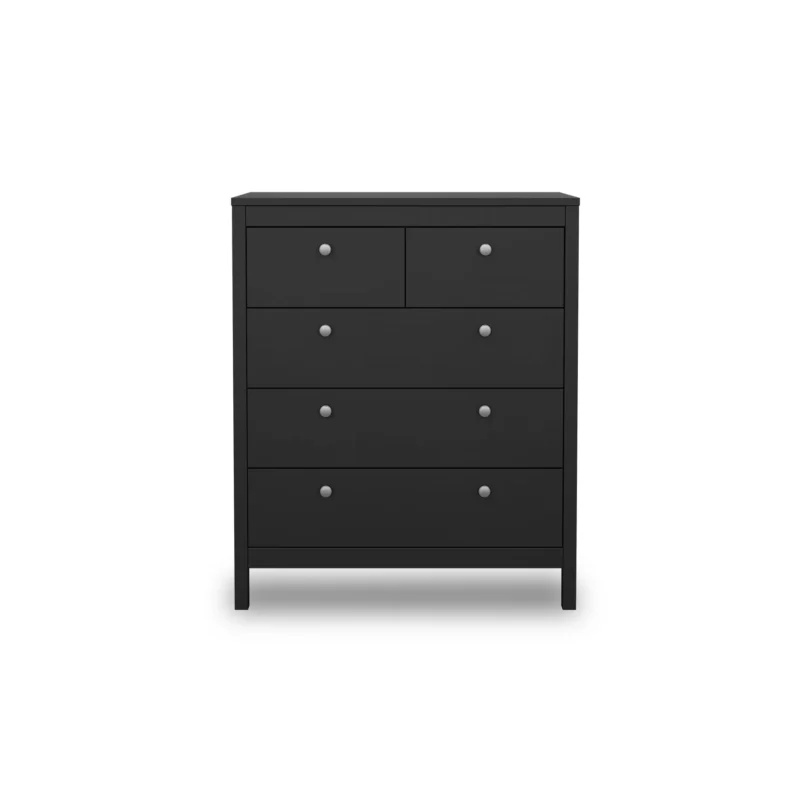 79661GMGM-MADRID-2 MADRID Black Wood Effect Chest of Drawers