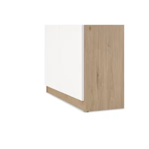 NAIA White Shoe Cabinet High