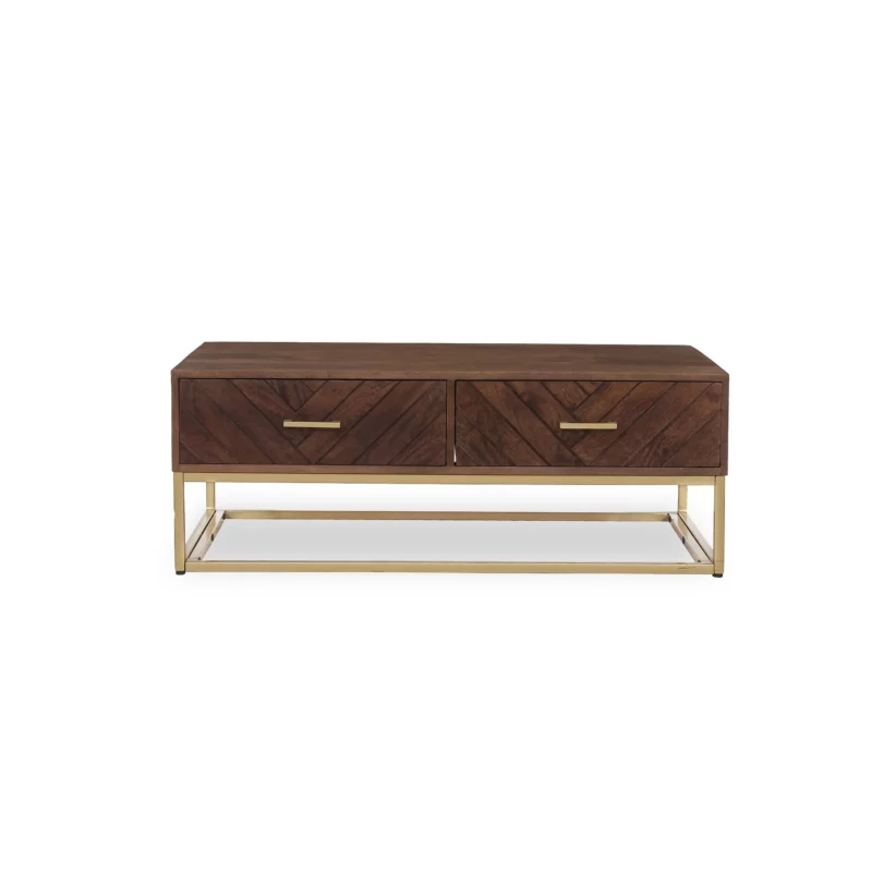 COFFEE TABLE METAL WOOD
