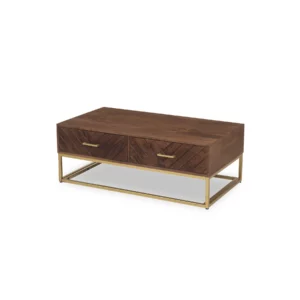 COFFEE TABLE METAL WOOD