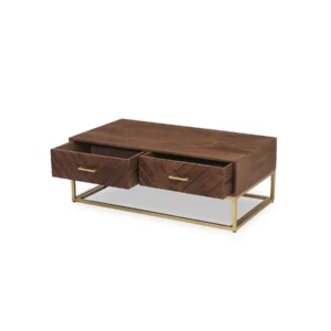 COFFEE TABLE METAL WOOD
