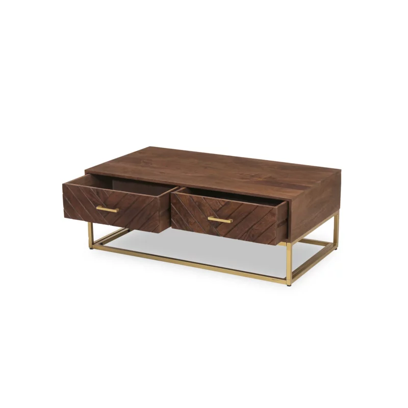 COFFEE TABLE METAL WOOD