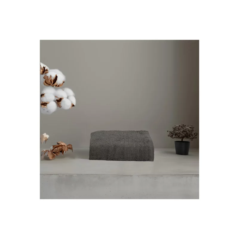 FT600-DARK-GREY ELITE FACE TOWEL 50X90 600 GR