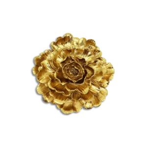 GOLDEN ROSE DECO FLOWER GOLD