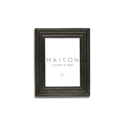 028903 ARGENT 1 PHOTO FRAME POLYRESIN