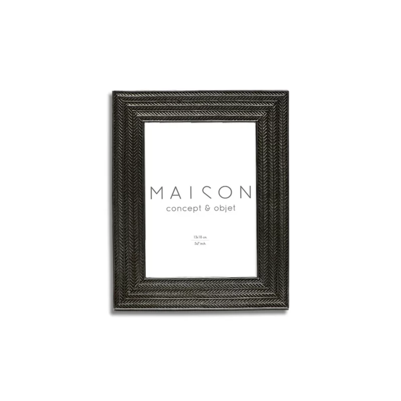 028903 ARGENT 1 PHOTO FRAME POLYRESIN