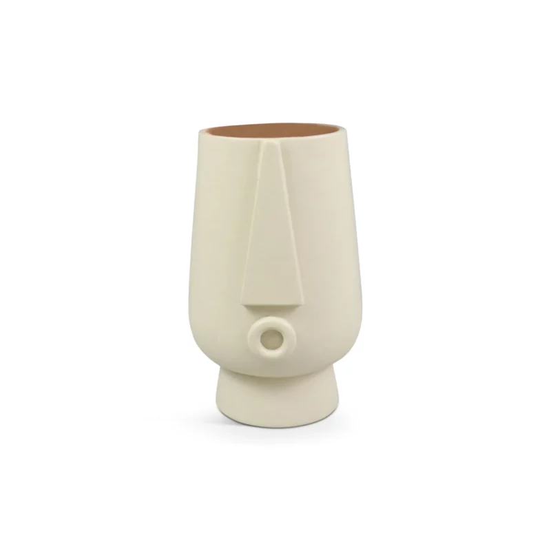 FIRA VASE POLYRESIN IVORY
