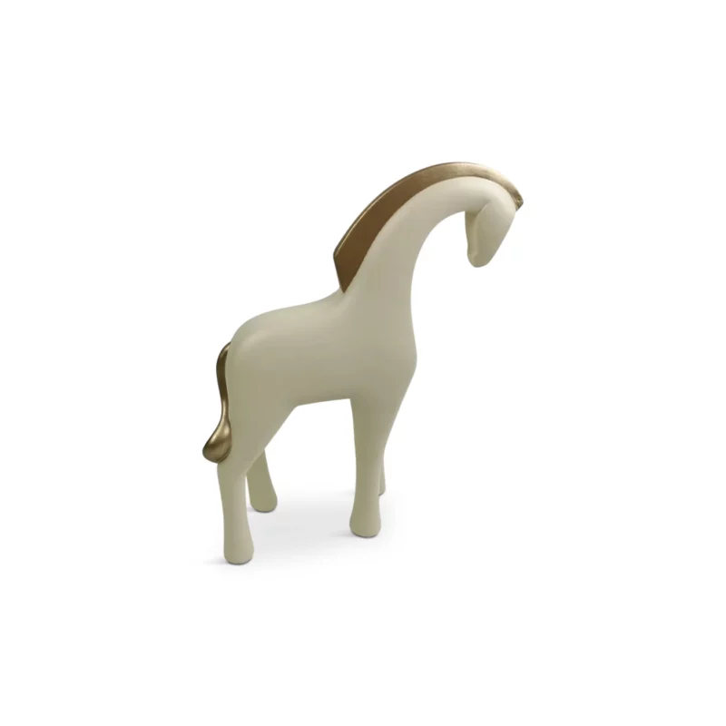 JASPER DECO HORSE POLYRESIN BE